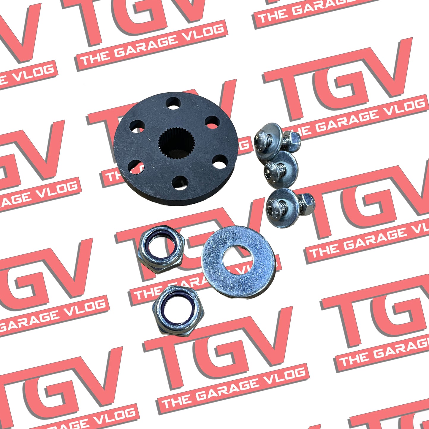 Ghost Kart Steering Wheel Mounting Hub and Hardware