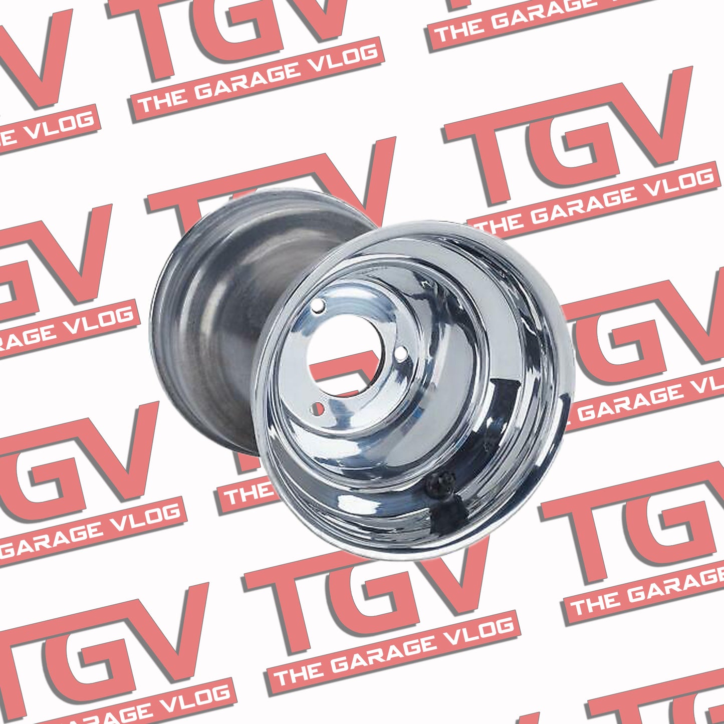 Douglas 6 Inch Wheel Diameter, Aluminum, 8" Width, Polished