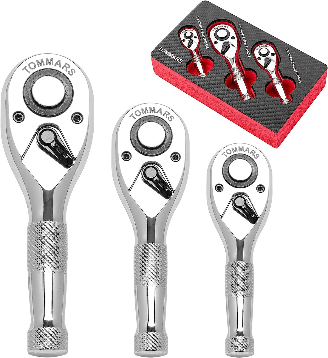 TOMMARS Stubby Ratchet Set: The Compact Powerhouse for Quick Repairs