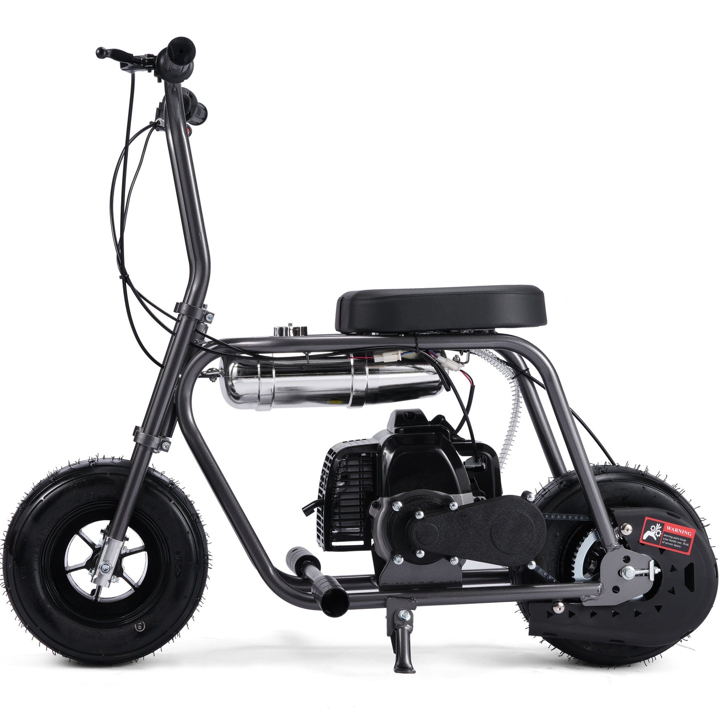49cc Micro Mini Bike Grey Limited Drop