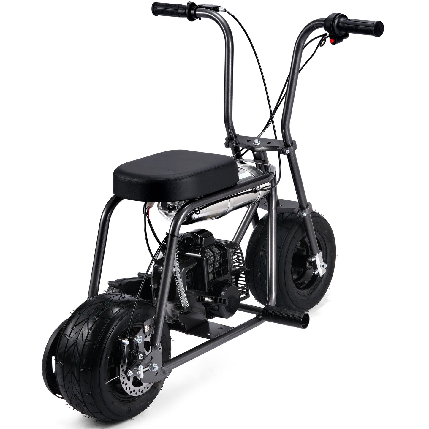 49cc Micro Mini Bike Grey Limited Drop