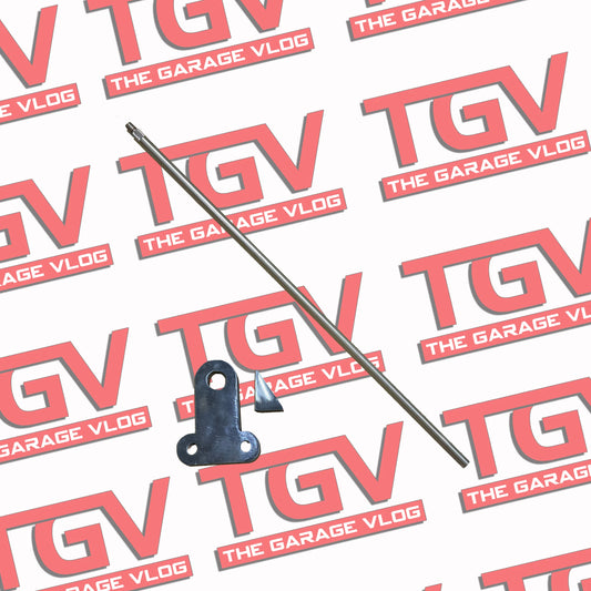 Ghost Kart Steering Shaft With Tie Rod Mount And Gusset